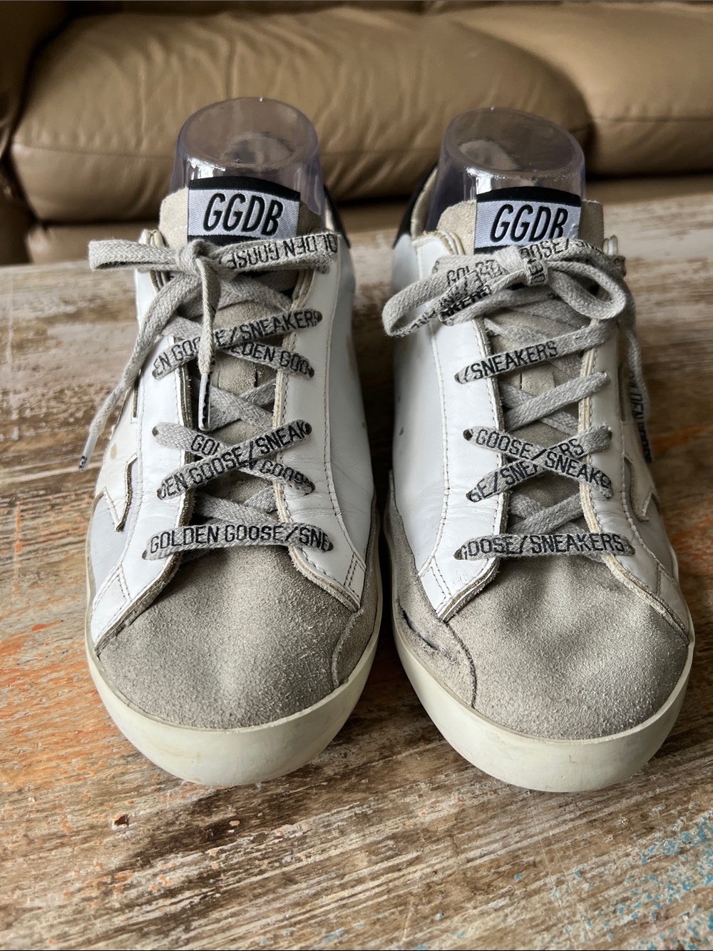 Golden Goose Super-Star
White Leather and Suede Toe Sneakers Size 39 - Picture 5 of 17
